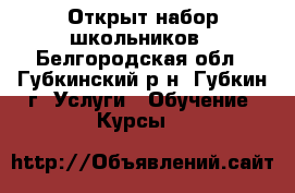 Открыт набор школьников - Белгородская обл., Губкинский р-н, Губкин г. Услуги » Обучение. Курсы   